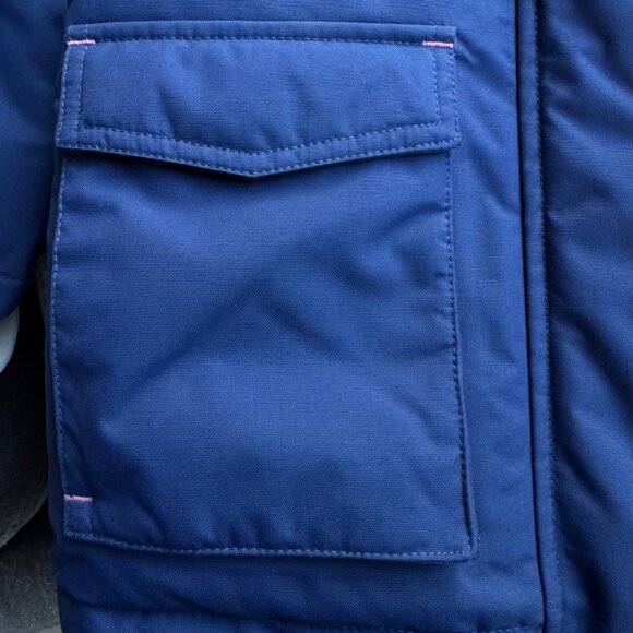 MINI BODEN All Weather Jacket Girls 3-4 Rainbow Faux Fur Hood Winter Coat Parka - Picture 6 of 11